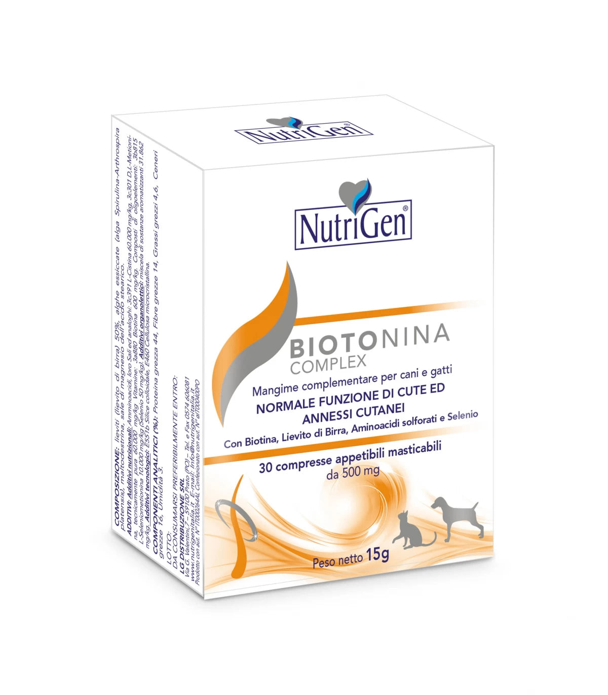 Nutrigen Biotonina Complex 30 Compresse 500 Mg Nutrigen Biotonina Complex 30 Compresse 500 Mg